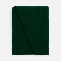 Плед Remitti, темно-зеленый (хвойный)