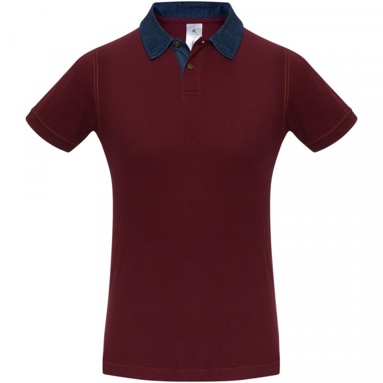 Рубашка поло мужская DNM Forward бордовая