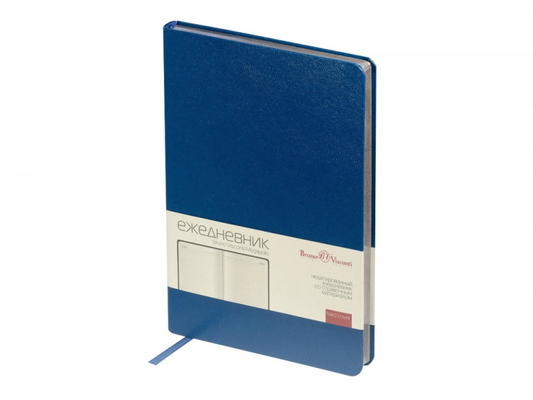 Ежедневник недатированный А4 Megapolis синий (Р)