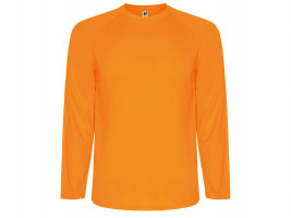 Футболка Montecarlo  мужская с длинным рукавом, неоновый оранжевый