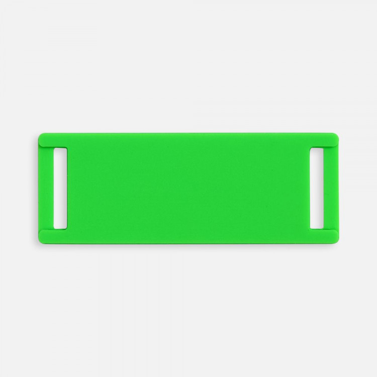 Лейбл из ПВХ Kova, зеленый неон