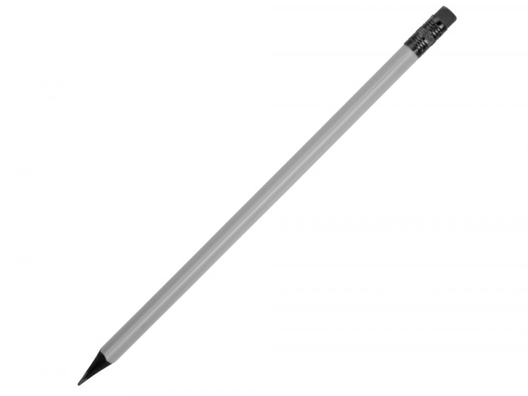 Карандаш чернографитовый трехгранный Blackie 3D, серый