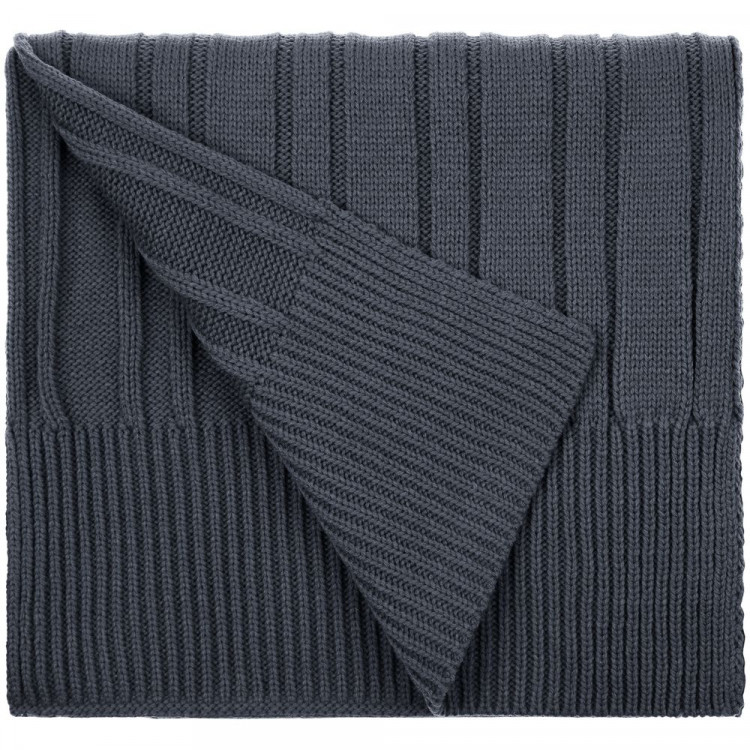 Шарф Knit Beat, серый (графит)
