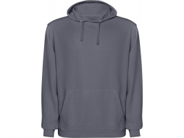 Толстовка с капюшоном KENIA унисекс, серо-голубой выстиранный