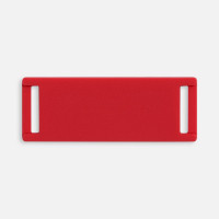 Лейбл из ПВХ Kova, красный