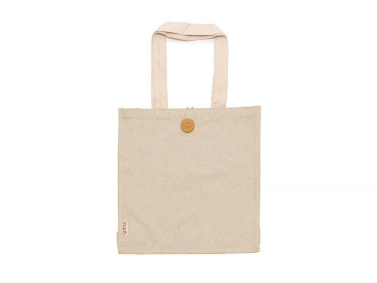 Сумка Barmer из переработанного хлопка на пуговице, натуральный