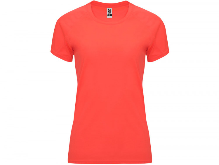 Футболка Bahrain женская, неоновый коралловый