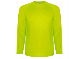 Футболка Montecarlo  мужская с длинным рукавом, неоновый желтый