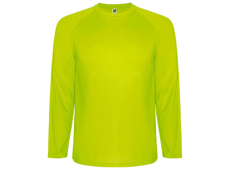 Футболка Montecarlo  мужская с длинным рукавом, неоновый желтый
