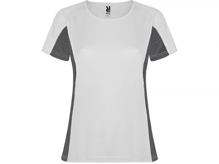 Футболка Shanghai женская, белый/графитовый