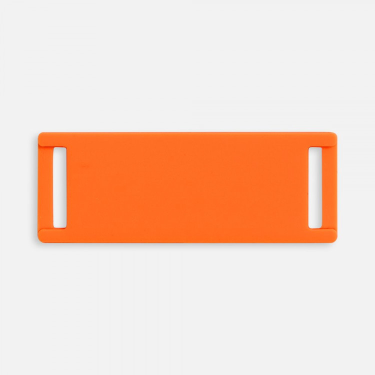 Лейбл из ПВХ Kova, оранжевый неон