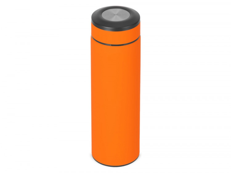 Вакуумный термос Vacuum Flask C1, soft touch, 420мл, оранжевый