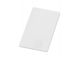Флеш-карта USB 2.0 16 Gb в виде пластиковой карты Card, белый