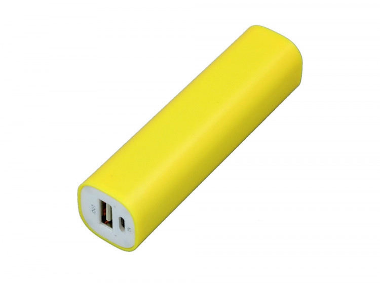 PB030 Универсальное зарядное устройство power bank прямоугольной формы. 2200MAH. Желтый