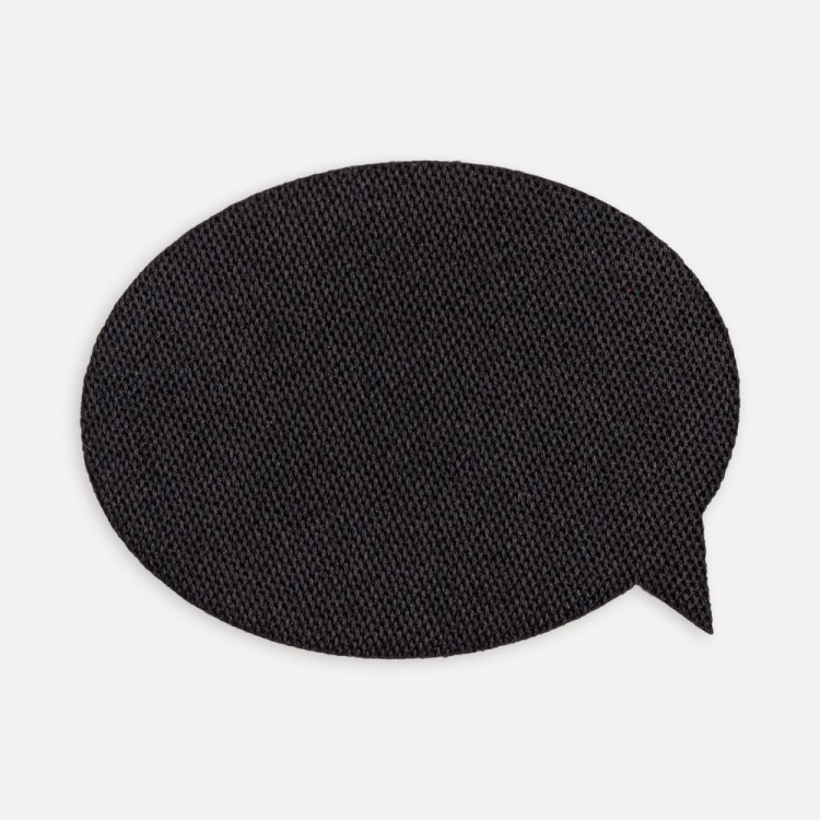 Наклейка тканевая Lunga Bubble, M, черная