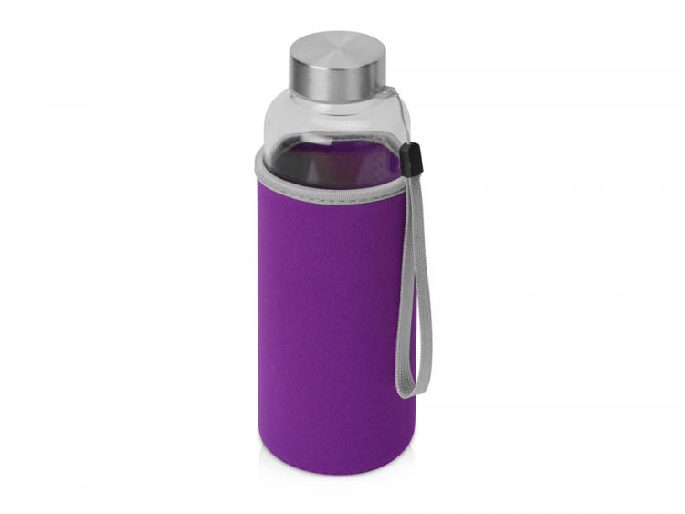 Бутылка для воды Pure c чехлом, 420 мл, фиолетовый