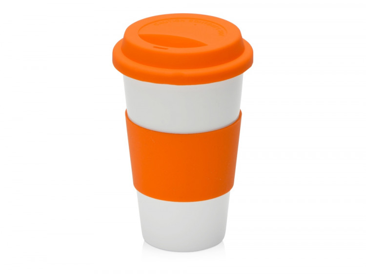 Фарфоровая кружка с двойными стенками Toronto, 300мл, оранжевый