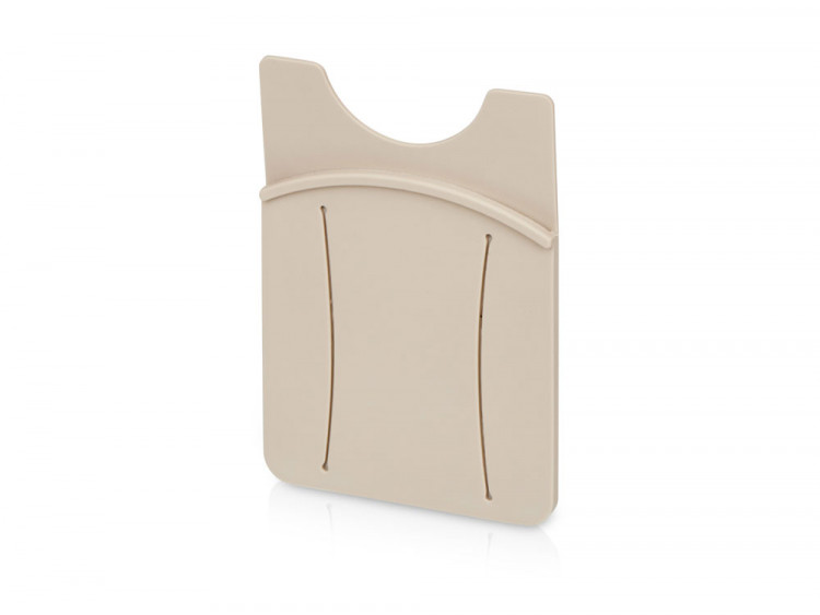 Картхолдер для телефона с держателем Trighold, бежевый