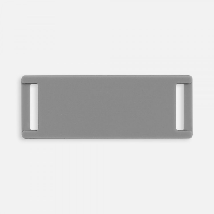 Лейбл из ПВХ Kova, серый