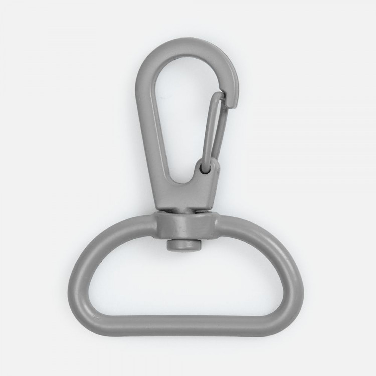 Застежка-карабин Snap Hook, L, серая