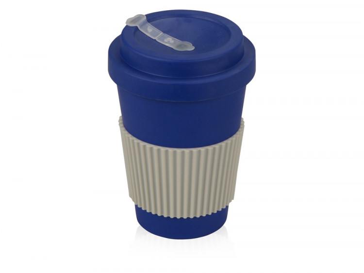 Термокружка Muffin из натуральных волокон, темно-синий