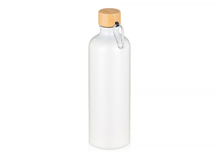 Бутылка Hip M Bamboo с карабином, 770 мл, белый