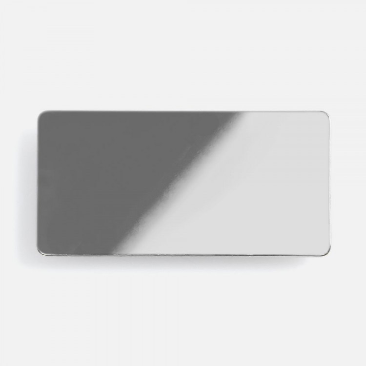 Значок Magnet Matto, серебристый глянцевый