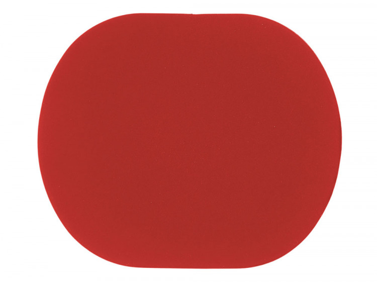 ПАТЧ ОВАЛ soft-touch (красный) 6,0 х 5,0 см