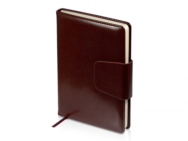 Ежедневник А5 недатированный Prestige, коричневый