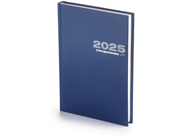 Ежедневник А5 датированный Бумвинил 2025, синий