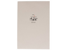 Блокнот А5 Adiantum из переработанного тростника, 80 листов, гибкая обложка, натуральный (тампопечать)