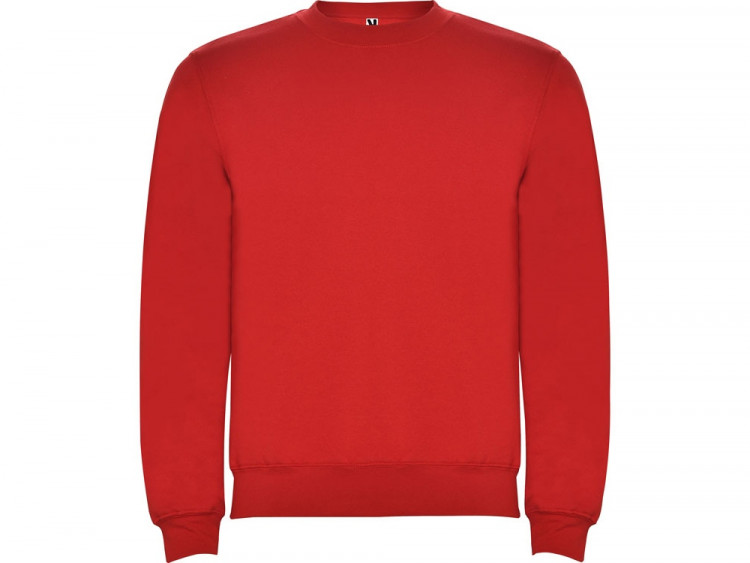 Свитшот с начесом Clasica унисекс, красный