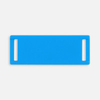 Лейбл из ПВХ Kova, голубой