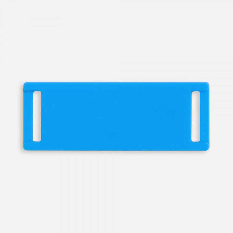 Лейбл из ПВХ Kova, голубой