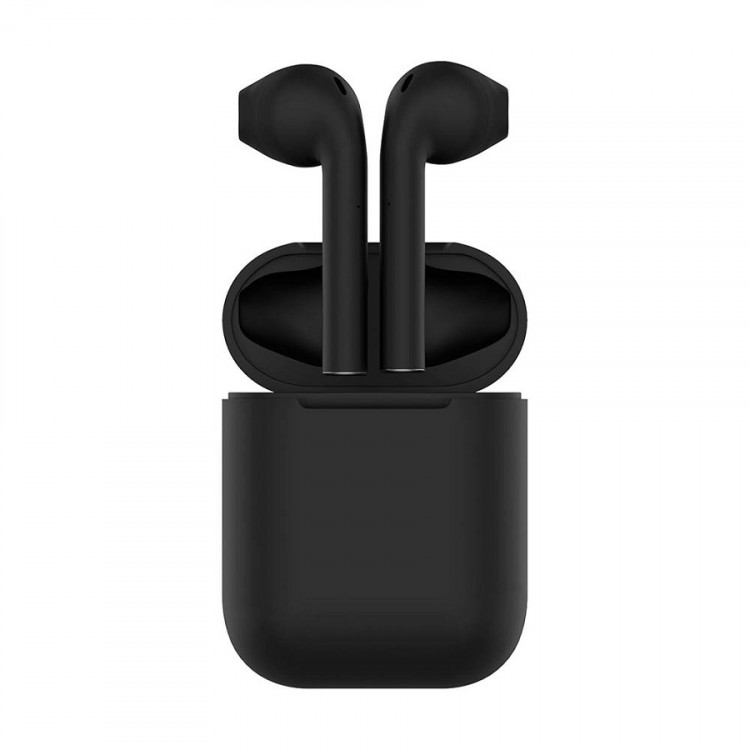 Наушники беспроводные с зарядным боксом TWS AIR SOFT, цвет черный 