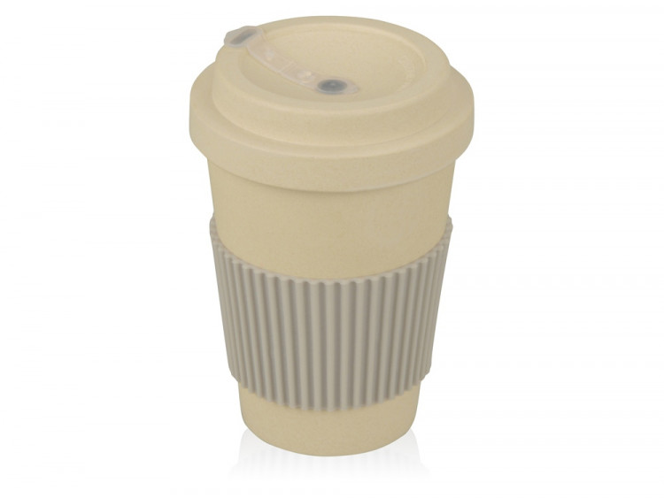 Термокружка Muffin из натуральных волокон, бежевый