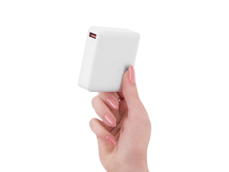 Внешний аккумулятор Brick 10 с быстрой зарядкой QC/PD, 10000 мАч, белый