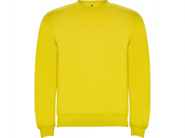 Свитшот с начесом Clasica унисекс, желтый