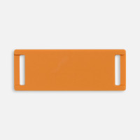 Лейбл из ПВХ Kova, оранжевый