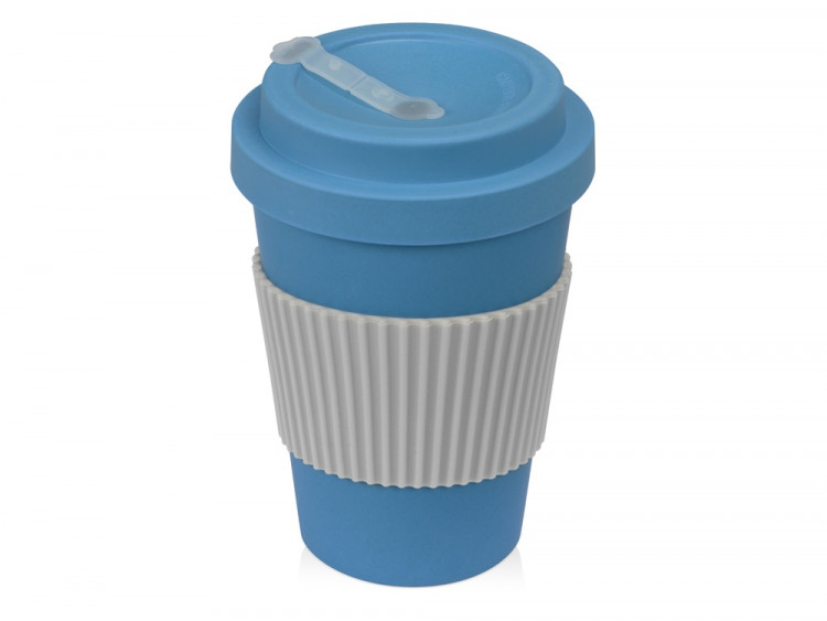 Термокружка Muffin из натуральных волокон, голубой