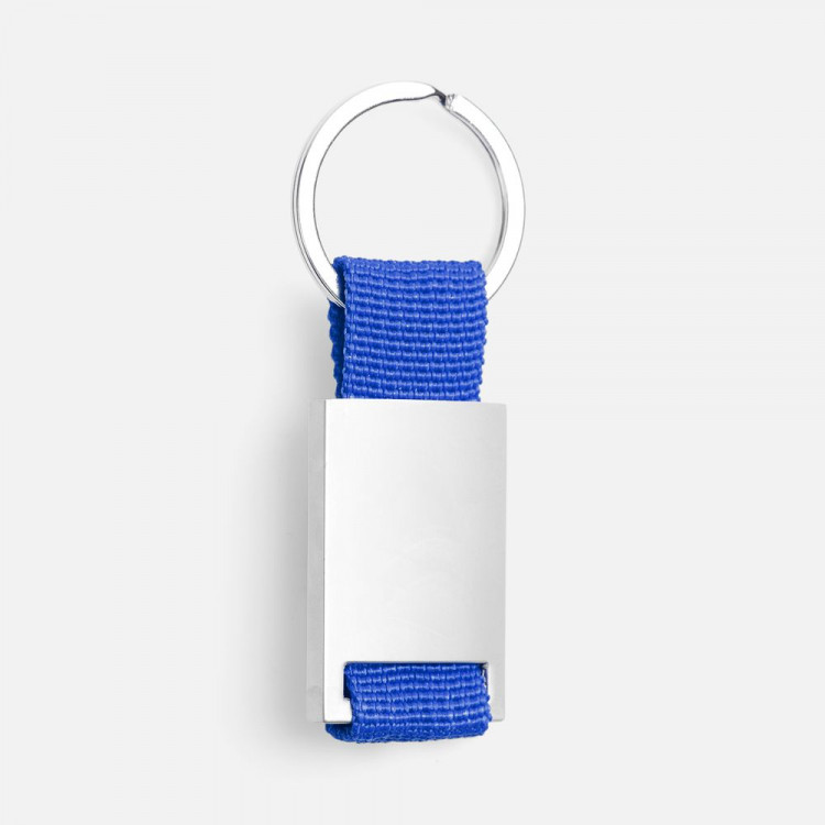 Брелок Inlet с тканевой вставкой, синий