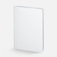 Ежедневник Nebraska Flex, недатированный, белый с серебристым