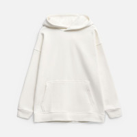 Худи оверсайз унисекс Snuggie, молочно-белое