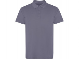 Рубашка поло Cobain унисекс, серо-голубой выстиранный