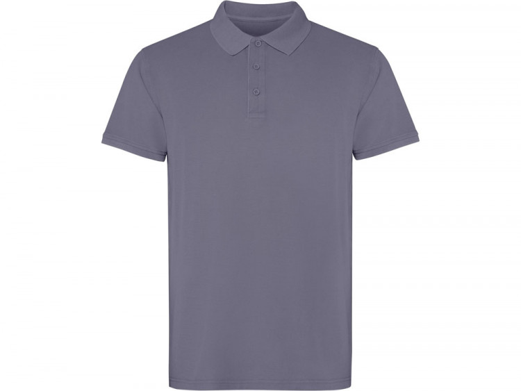 Рубашка поло Cobain унисекс, серо-голубой выстиранный