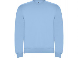 Свитшот с начесом Clasica унисекс, небесно-голубой