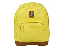 Рюкзак Shammy с эко-замшей для ноутбука 15, желтый с патчем