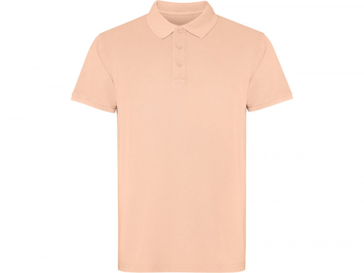 Рубашка поло Cobain унисекс, светло-абрикосовый выстиранный