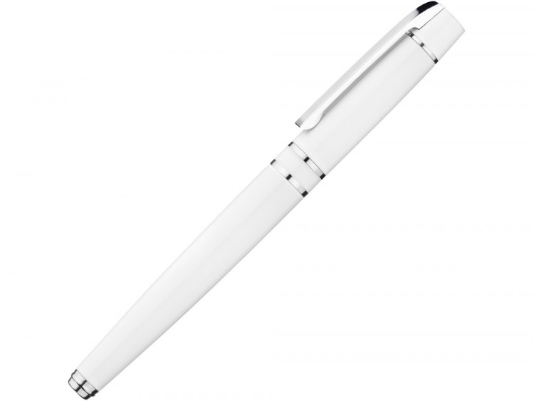 Ручка металлическая роллер VIP R, белый