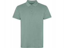 Рубашка поло Cobain унисекс, сине-зеленый выстиранный